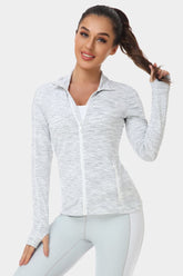 Vutru Mock Neck Zip Up Sports Jacket VUTRU